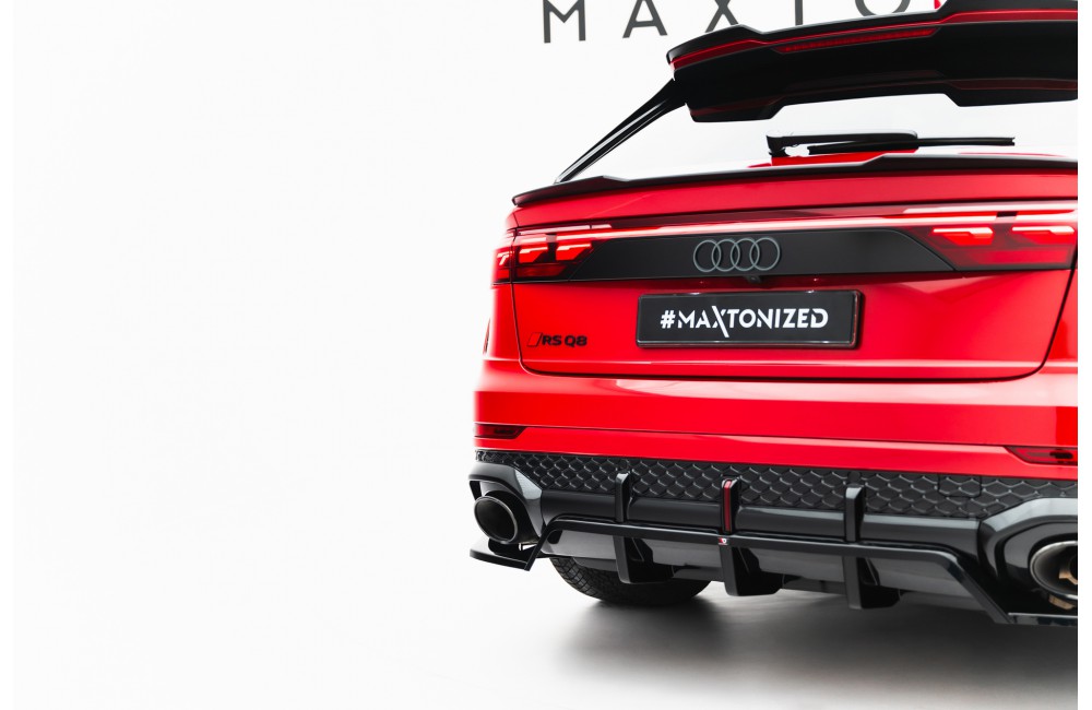Rear Splitter (with vertical bars) Audi RSQ8 Mk1 Facelift