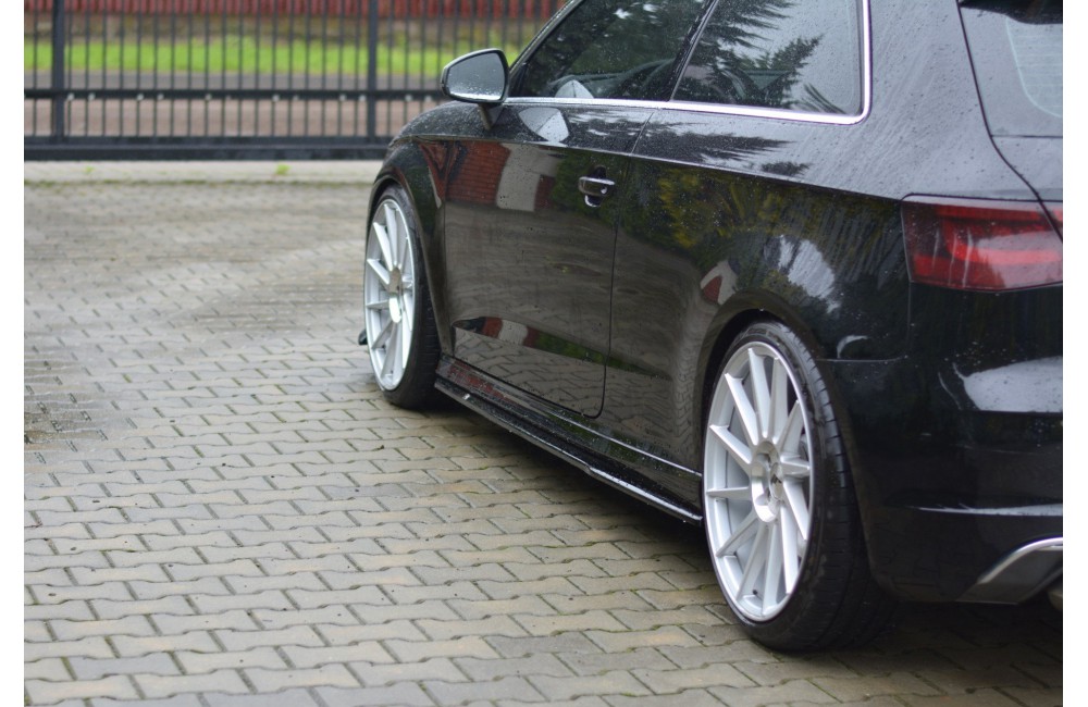 Side Skirts Diffusers Audi S3 / A3 S-Line 8V / 8V FL Hatchback