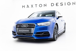 Front Splitter V.2 Audi S3 / A3 S-Line 8V Sedan / Cabrio
