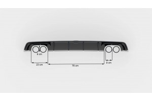 Rear Valance Audi S3 Sedan 8V