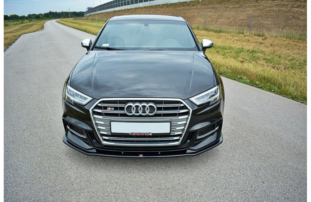 Front Splitter V.1 Audi S3 / A3 S-Line Hatchback / Sportback 8V Facelift