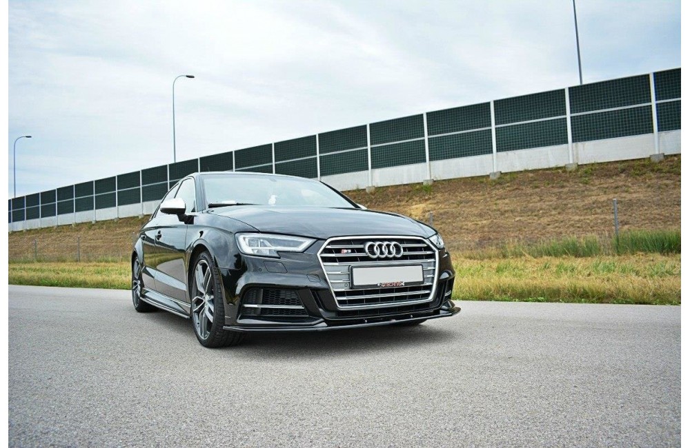 Front Splitter V.1 Audi S3 / A3 S-Line Hatchback / Sportback 8V Facelift