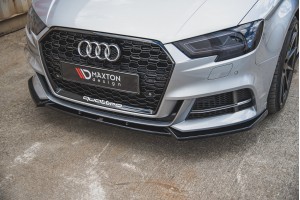 Front Splitter V.3 Audi S3 / A3 S-Line 8V FL Sedan