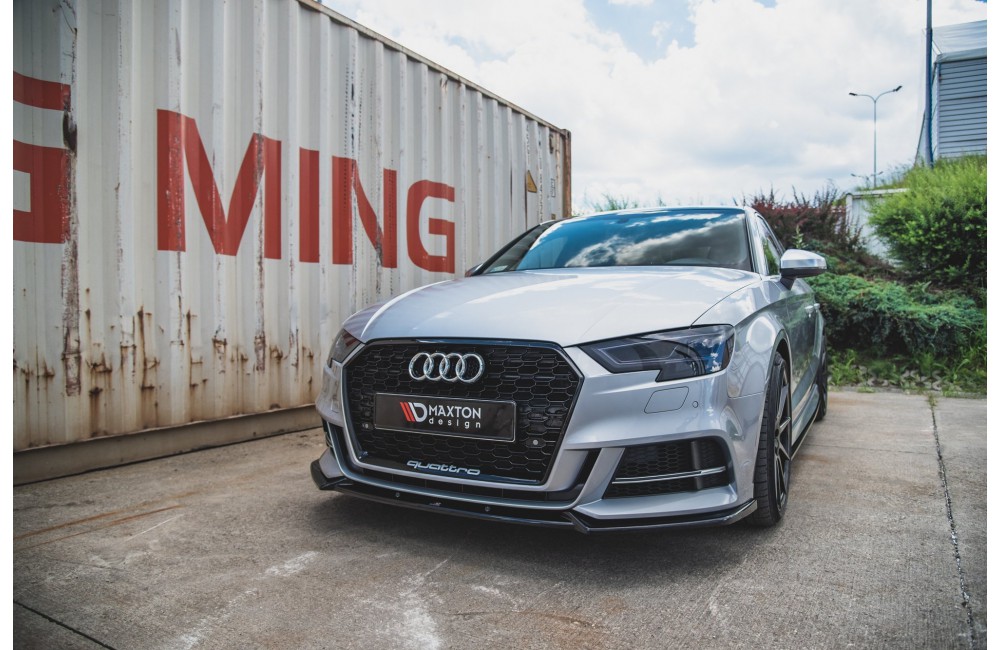 Front Splitter V.3 Audi S3 / A3 S-Line 8V FL Sedan