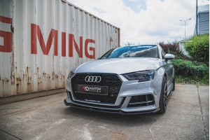 Front Splitter V.3 Audi S3 / A3 S-Line 8V FL Sedan