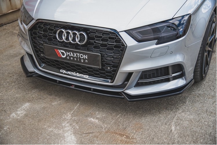 Front Splitter V.3 Audi S3 / A3 S-Line 8V FL Sedan