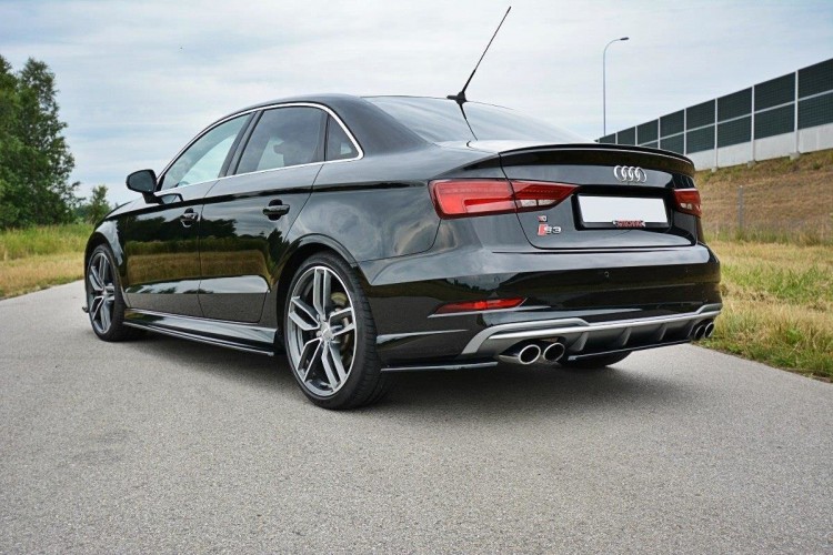 Πίσω Πλευρικοί Splitters Audi S3 / A3 S-Line 8V FL Sedan