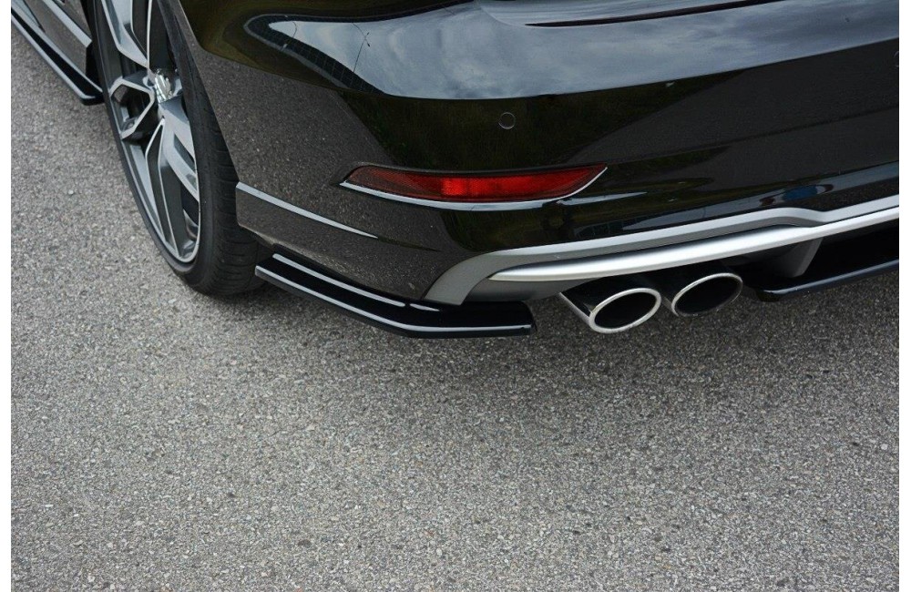 Rear Side Splitters Audi S3 / A3 S-Line 8V FL Sedan