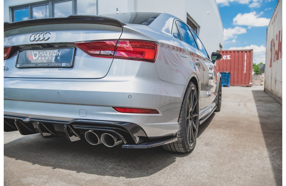 Rear Side Splitters V.2 Audi S3 Sedan 8V Facelift