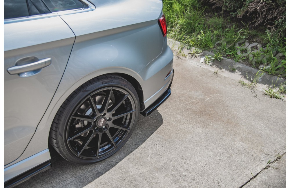 Rear Side Splitters V.2 Audi S3 Sedan 8V Facelift