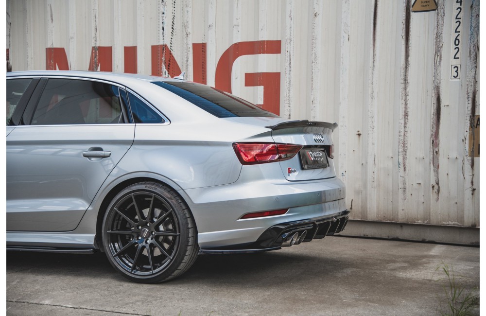 Rear Side Splitters V.2 Audi S3 Sedan 8V Facelift