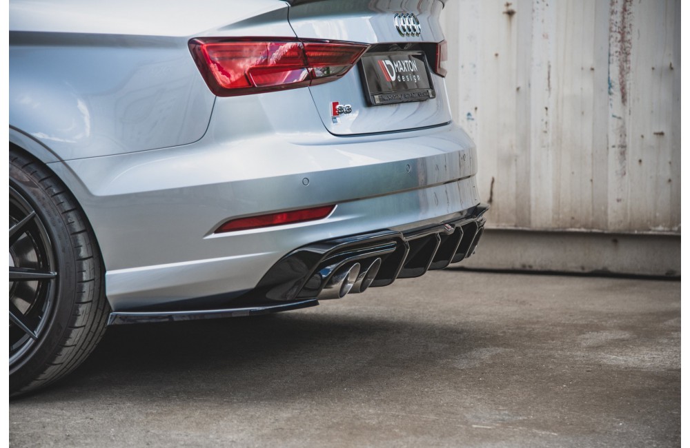 Rear Side Splitters V.2 Audi S3 Sedan 8V Facelift