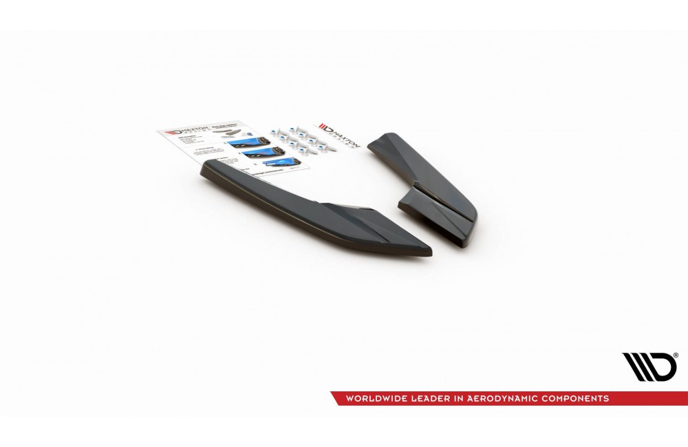 Rear Side Splitters V.2 Audi S3 Sedan 8V Facelift