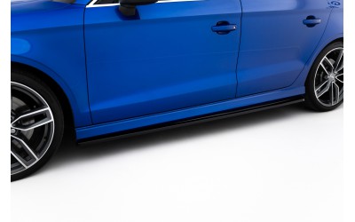 Side Skirts Diffusers V.1 Audi S3 / A3 S-Line 8V / 8V FL Sedan
