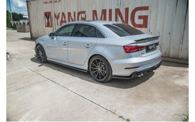 Side Skirts Diffusers V.2 Audi S3 / A3 S-Line Sedan 8V Facelift