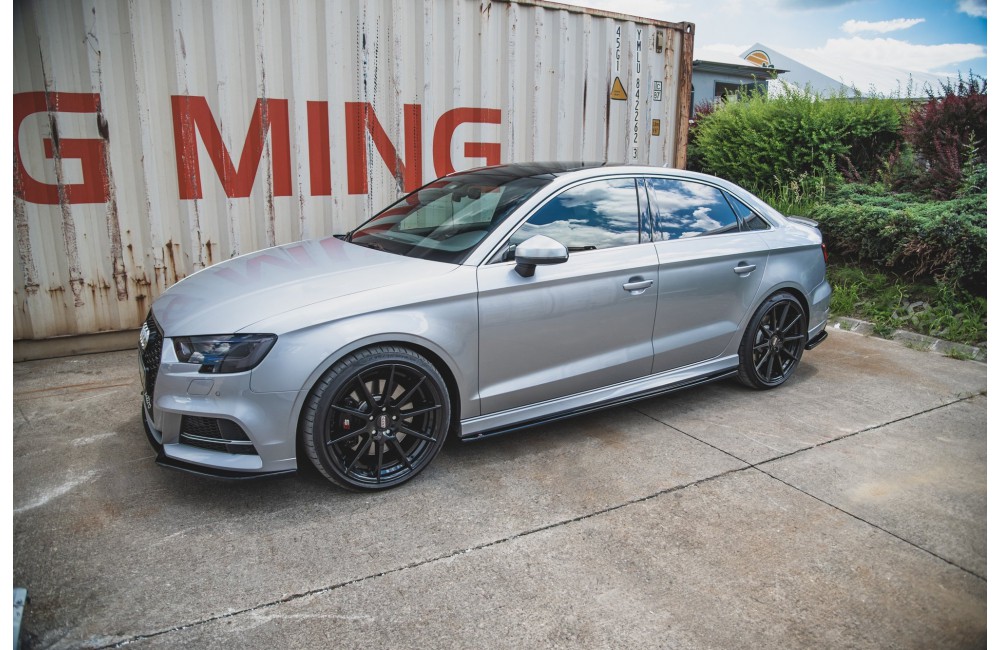 Side Skirts Diffusers V.2 Audi S3 / A3 S-Line Sedan 8V Facelift Side Skirts Diffusers V.2 Audi S3 / A3 S-Line Sedan 8V Facelift