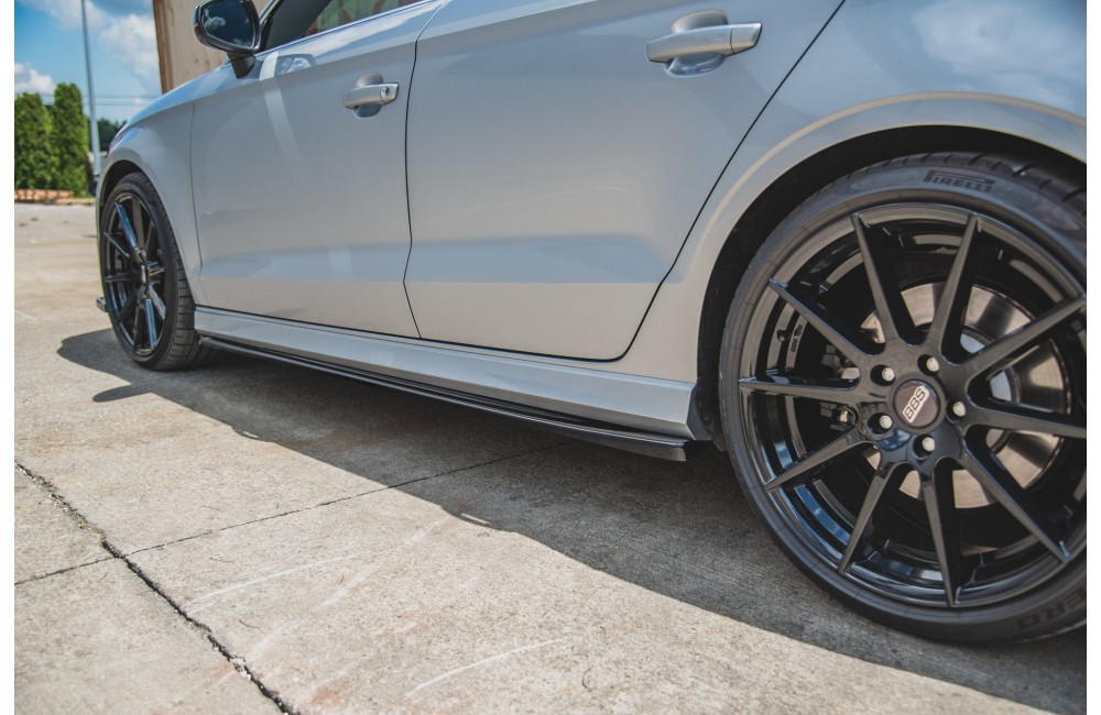 Side Skirts Diffusers V.2 Audi S3 / A3 S-Line Sedan 8V Facelift Side Skirts Diffusers V.2 Audi S3 / A3 S-Line Sedan 8V Facelift