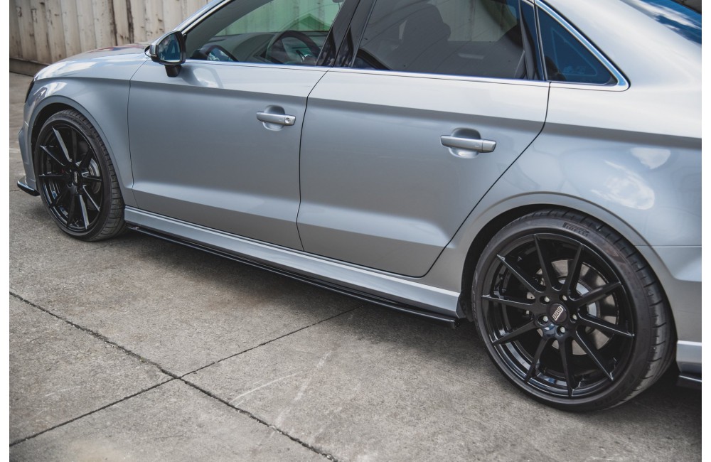 Side Skirts Diffusers V.2 Audi S3 / A3 S-Line Sedan 8V Facelift Side Skirts Diffusers V.2 Audi S3 / A3 S-Line Sedan 8V Facelift