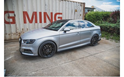 Side Skirts Diffusers V.2 Audi S3 / A3 S-Line Sedan 8V Facelift
