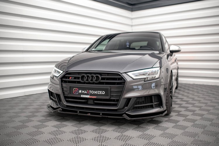 Πρόσθιο Splitter V.1 Audi S3 / A3 S-Line Sportback 8V Facelift