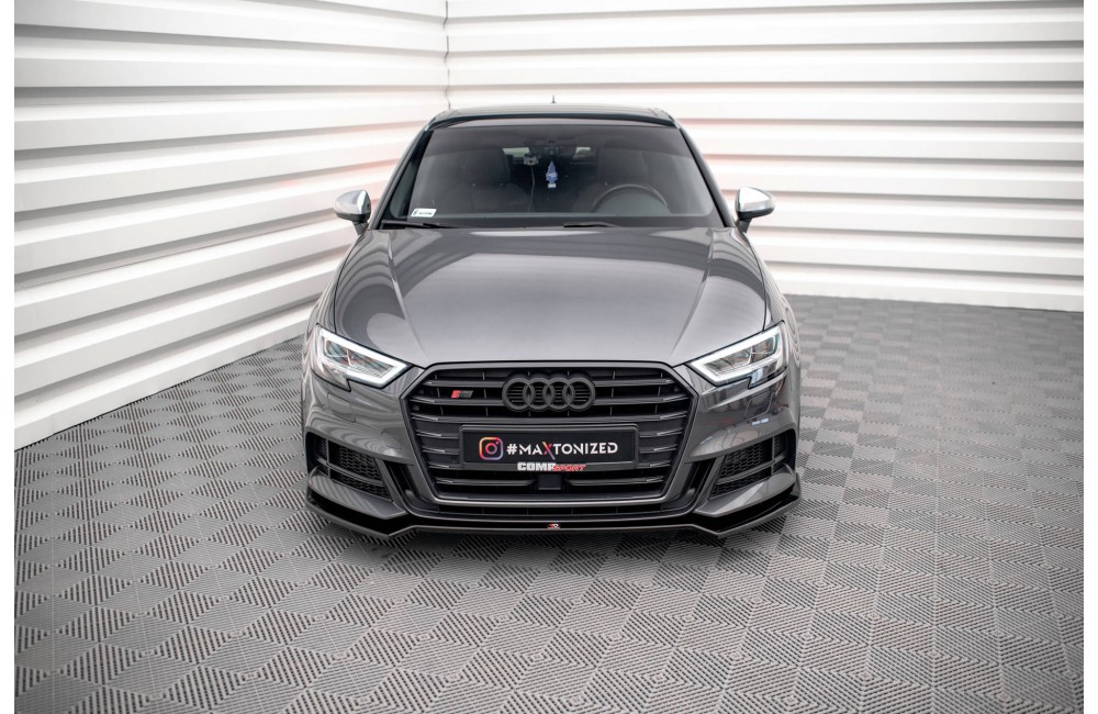 Front Splitter V.2 Audi S3 / A3 S-Line Sportback 8V Facelift