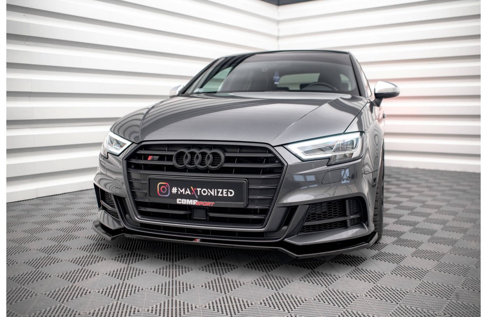 Front Splitter V.2 Audi S3 / A3 S-Line Sportback 8V Facelift
