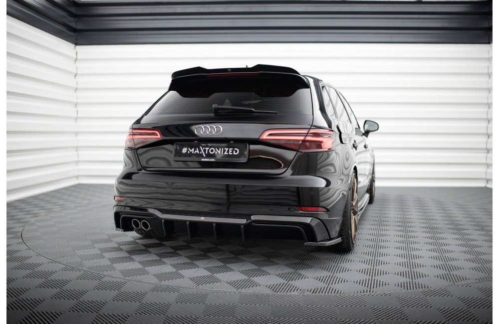 Rear Valance Audi A3 S-Line Sportback 8V Facelift (Version with dual exhausts on one side)