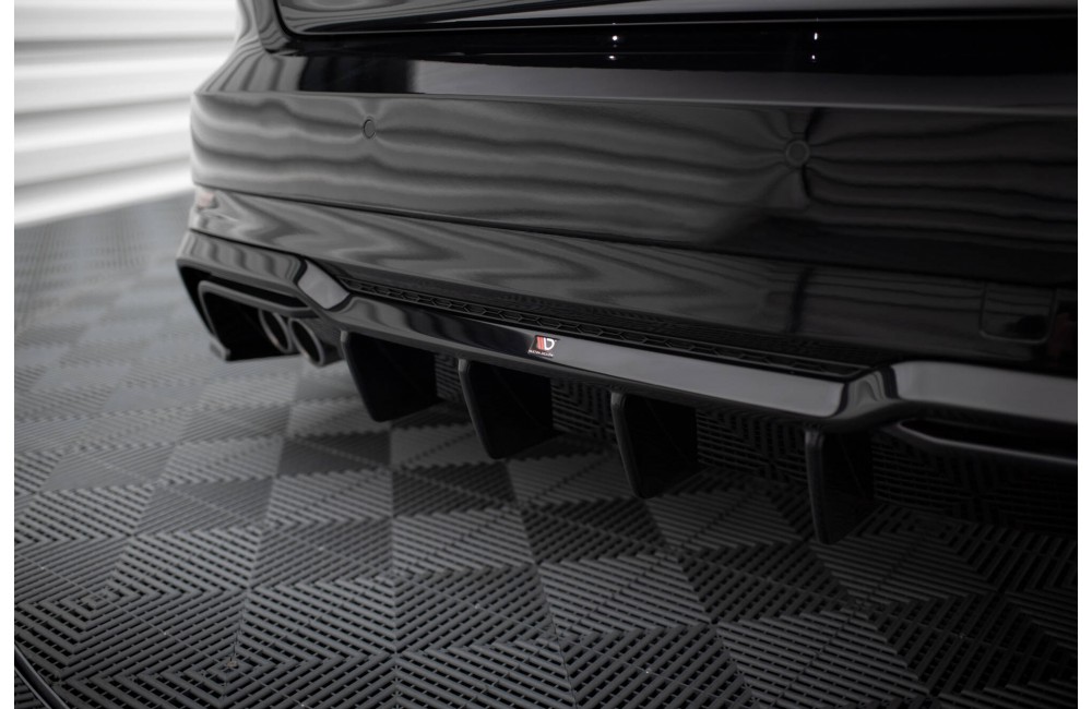 Rear Valance Audi A3 S-Line Sportback 8V Facelift (Version with dual exhausts on one side)
