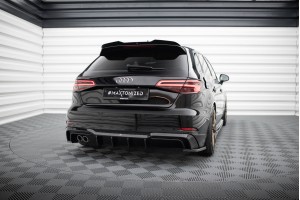Rear Valance Audi A3 S-Line Sportback 8V Facelift (Version with dual exhausts on one side)