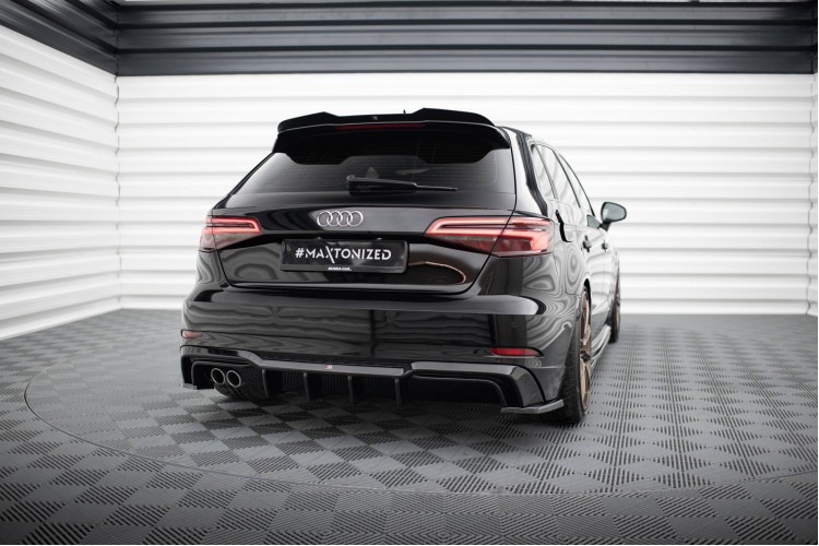 Πίσω βαλάνς Audi A3 S-Line Sportback 8V Facelift (Έκδοση με διπλές εξατμίσεις από τη μία πλευρά)