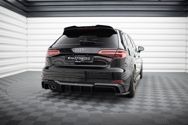 Πίσω βαλάνς Audi A3 S-Line Sportback 8V Facelift (Έκδοση με διπλές εξατμίσεις από τη μία πλευρά)