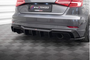 Rear Valance Audi A3 S-Line Sportback 8V Facelift (Version with single exhausts on both sides)