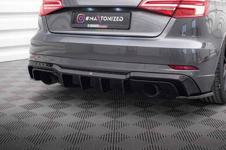 Οπίσθιο Valance Audi A3 S-Line Sportback 8V Facelift (Έκδοση με μονές εξάτμιση και στις δύο πλευρές)