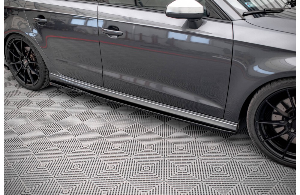 Side Skirts Diffusers Audi S3 / A3 S-Line Sportback 8V Facelift