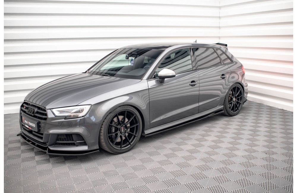 Set of Splitters Audi S3 Sportback 8V Facelift