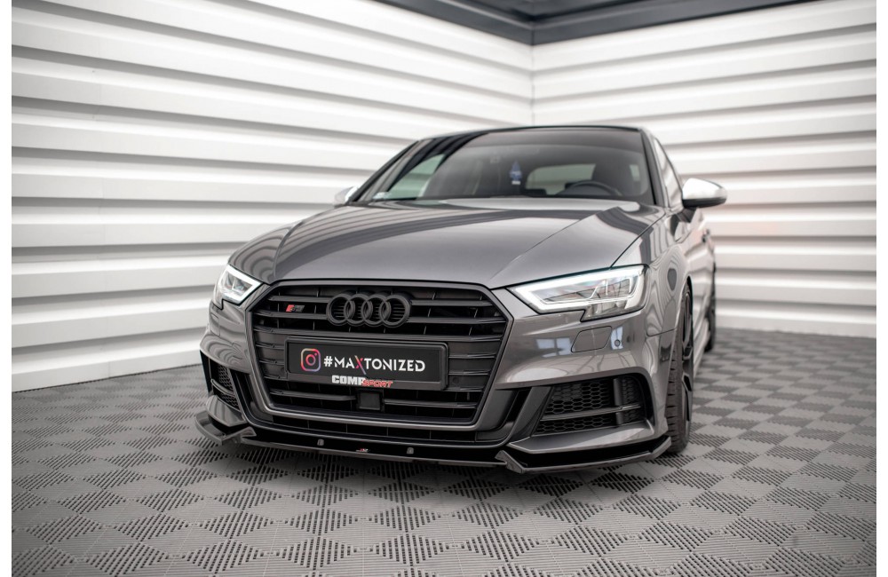 Set of Splitters Audi S3 Sportback 8V Facelift