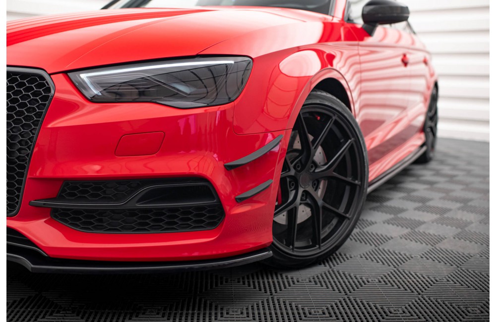 Front Bumper Wings (Canards) Audi S3 / A3 S-Line 8V Sedan / Cabrio Front Bumper Wings (Canards) Audi S3 / A3 S-Line 8V Sedan / Cabrio