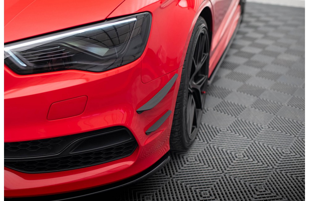 Front Bumper Wings (Canards) Audi S3 / A3 S-Line 8V Sedan / Cabrio Front Bumper Wings (Canards) Audi S3 / A3 S-Line 8V Sedan / Cabrio