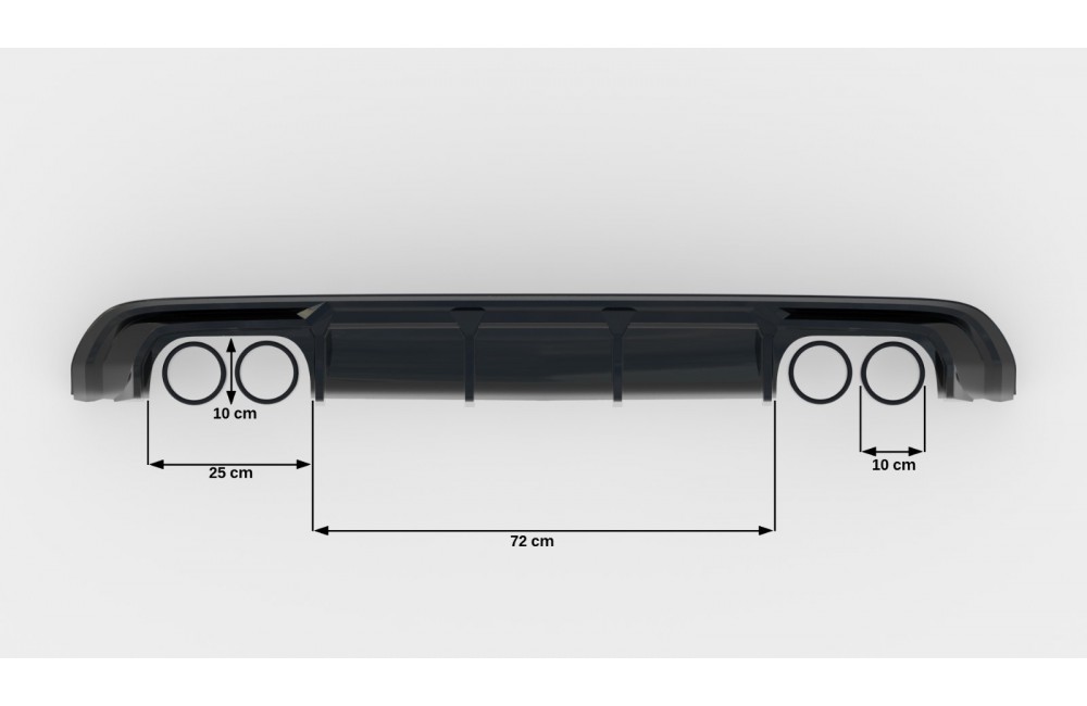 Rear Valance Audi S3 Sportback 8V
