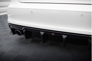 Rear Valance Audi A3 S-Line Sportback 8V (Version with single exhaust tips on one side) - Version with single exhaust tips on one side