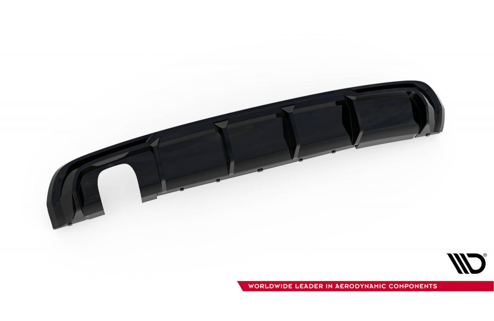 Rear Valance Audi A3 S-Line Sportback 8V (Version with single exhaust tips on one side) - Version with single exhaust tips on one side