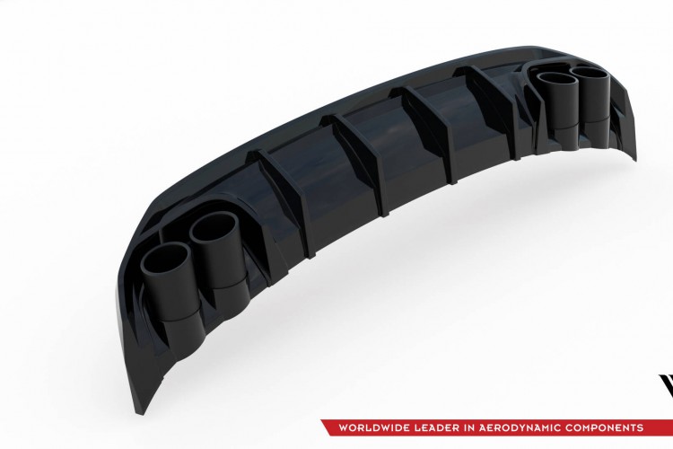 Πίσω Valance + Μίμηση Εξάτμισης Audi A3 S-Line Sedan 8Y