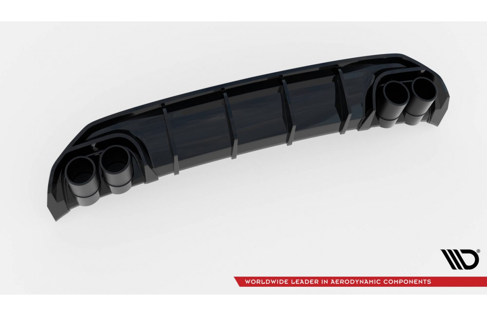 Rear Valance + Exhaust Ends Imitation Audi A3 S-Line Sedan 8Y