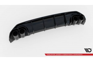 Rear Valance + Exhaust Ends Imitation Audi A3 S-Line Sedan 8Y