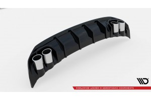 Rear Valance + Exhaust Ends Imitation Audi A3 S-Line Sedan 8Y