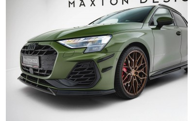 Front Bumper Wings (Canards) Audi S3 Sportback / A3 S-line Sportback  8Y Facelift
