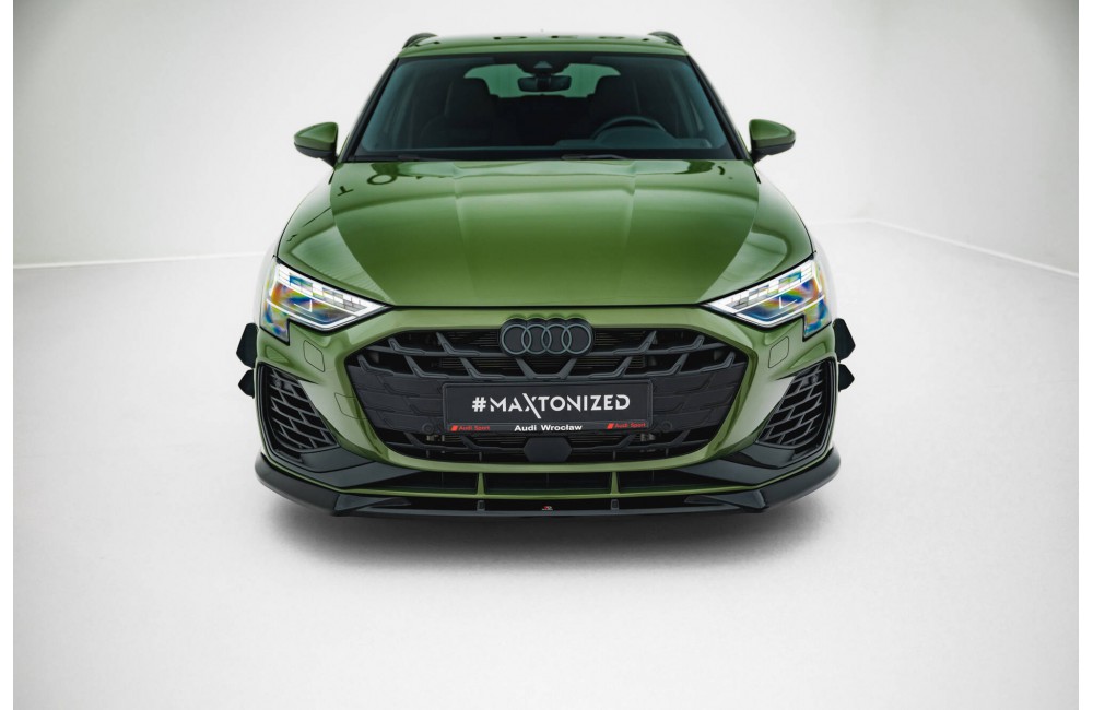 Front Splitter V.1 Audi A3 S-Line Sedan / S3 Sedan 8Y Facelift