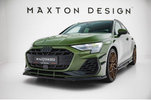 Front Splitter V.1 Audi A3 S-Line Sedan / S3 Sedan 8Y Facelift