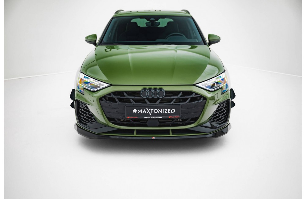 Front Splitter V.2 Audi A3 S-Line Sedan / S3 Sedan 8Y Facelift