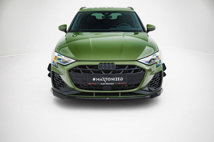 Front Splitter V.2 Audi A3 S-Line Sedan / S3 Sedan 8Y Facelift